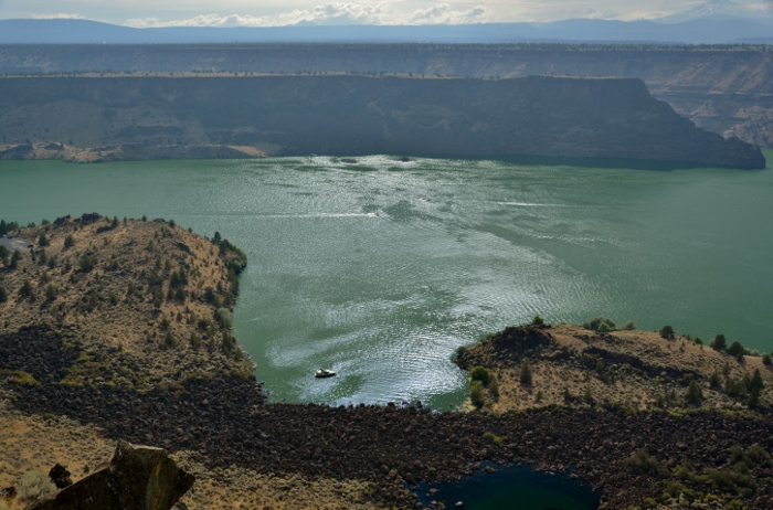 Overlooking the lake